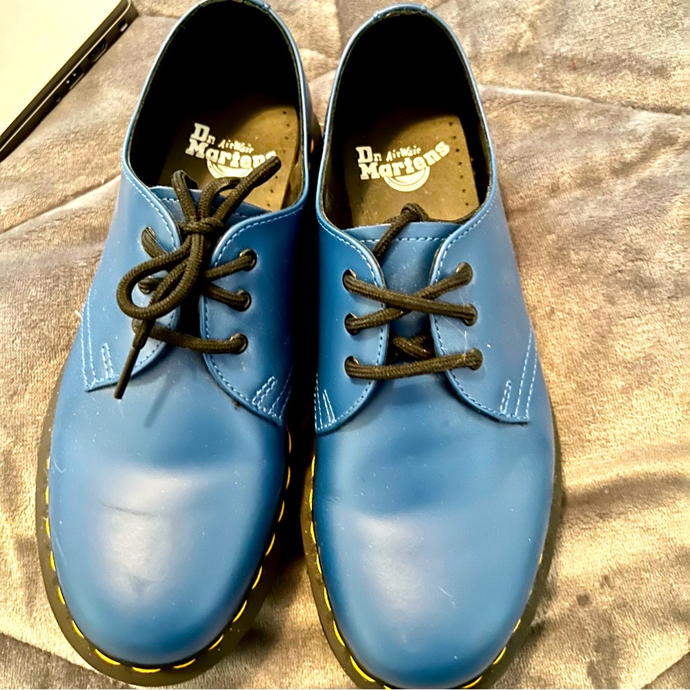 Electric Blue Doc Marten loafers (EUC)